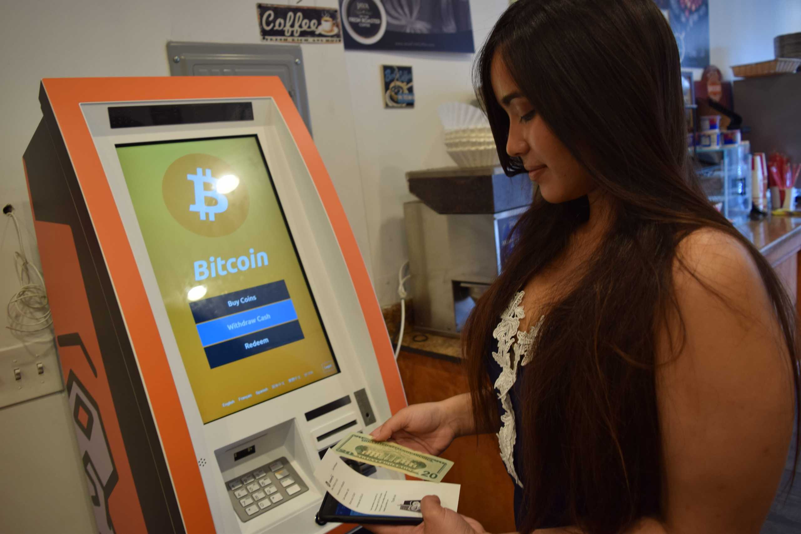 how to withdraw cash from bitcoin atm